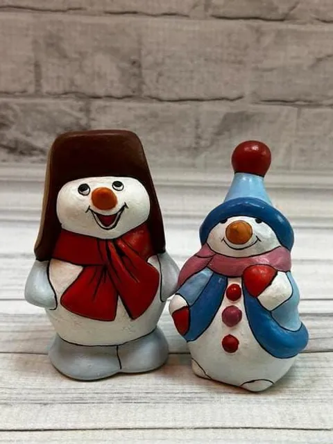 Керамические снеговики